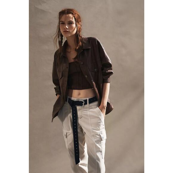 NWT ANTHROPOLOGIE The Carson Utility Barrel Pants: Corduroy Edition $148 SIZE 6 - Picture 5 of 6
